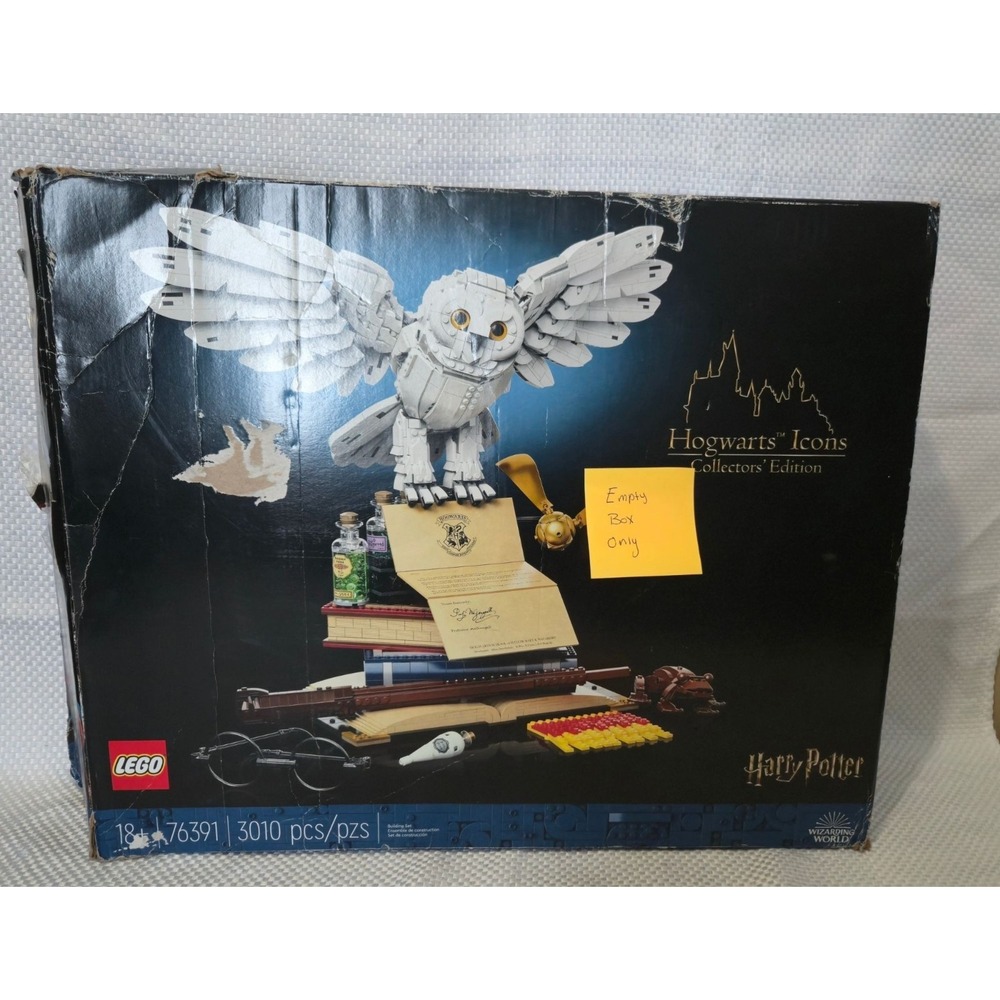 Lego Harry Potter Hogwarts Icons Collectors Edition 76391 EMPTY BOX ONLY